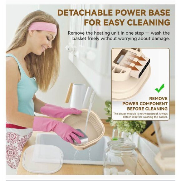 Thermostatic Bread Bowl/Proofer NWOT - Great for sourdough, yogurt, and cheese - Picture 7 of 10